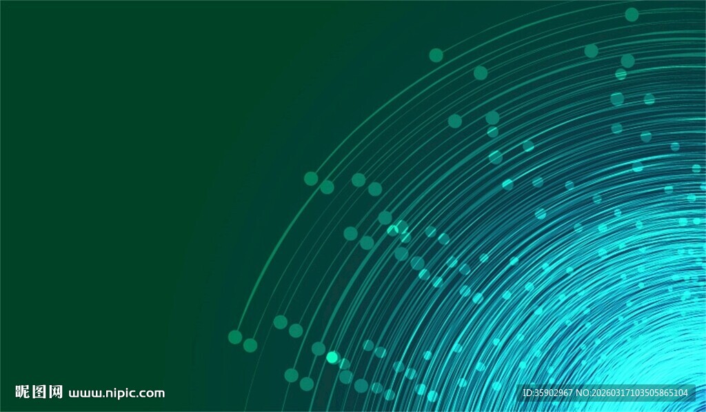 科技感蓝色数据线条背景图