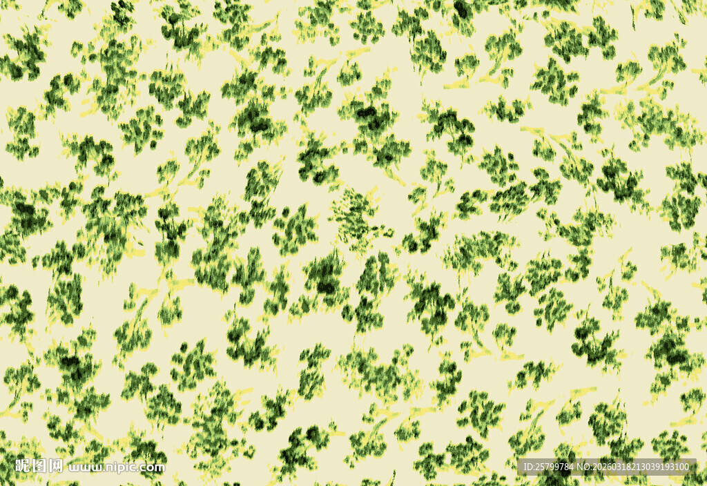 绿色三叶草图案背景纹理