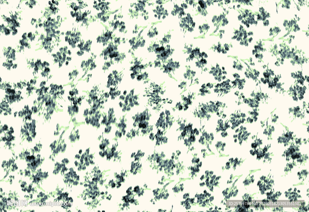 清新碎花图案纹理背景