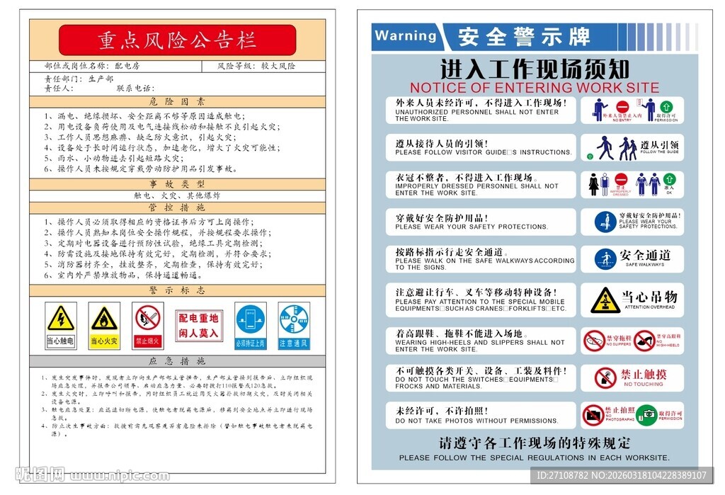 进入工作现场须知