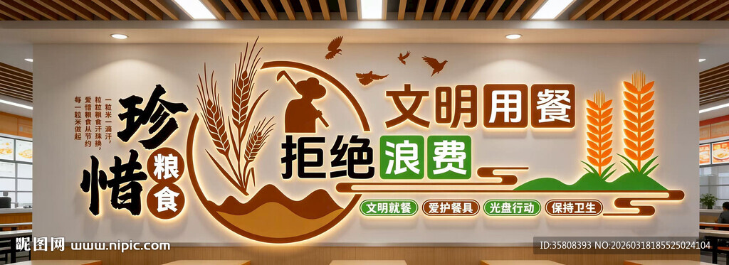 食堂文化墙