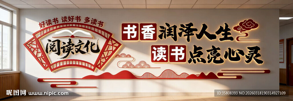 阅读文化墙