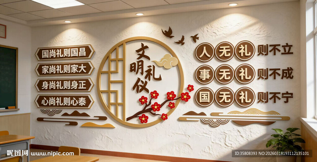 文明礼仪文化墙