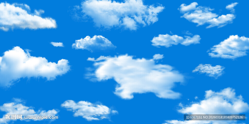 蓝天白云天花软膜