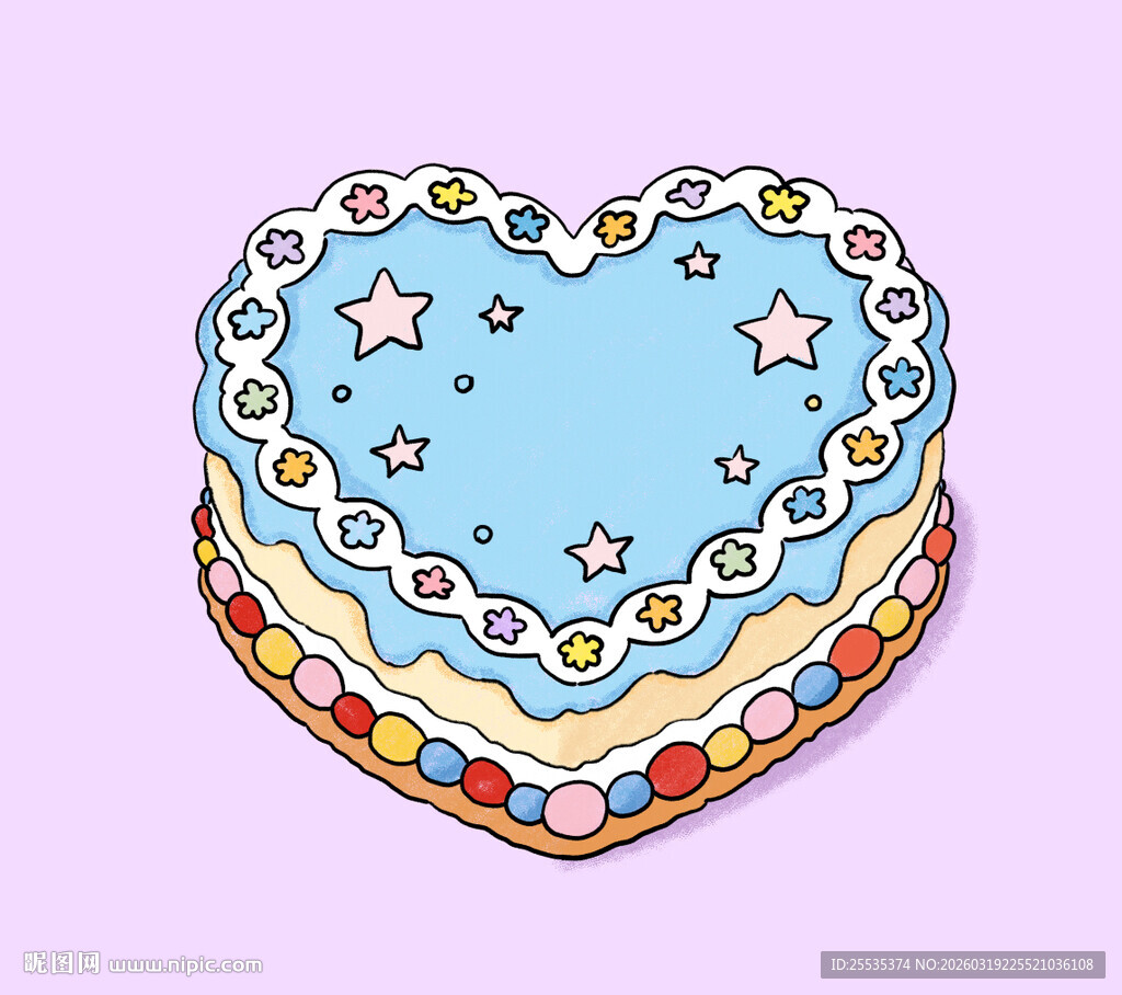 爱心蛋糕