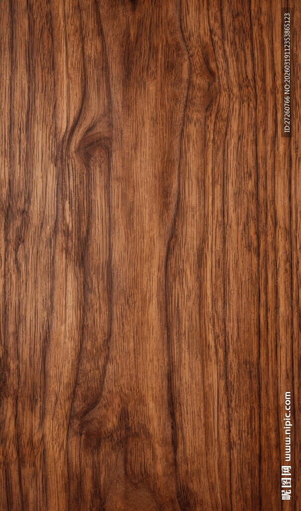 深棕色木纹纹理特写