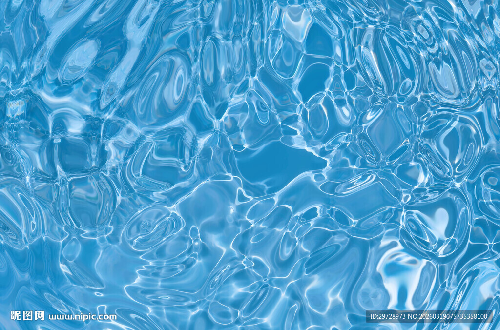 蓝色水波纹高清大图