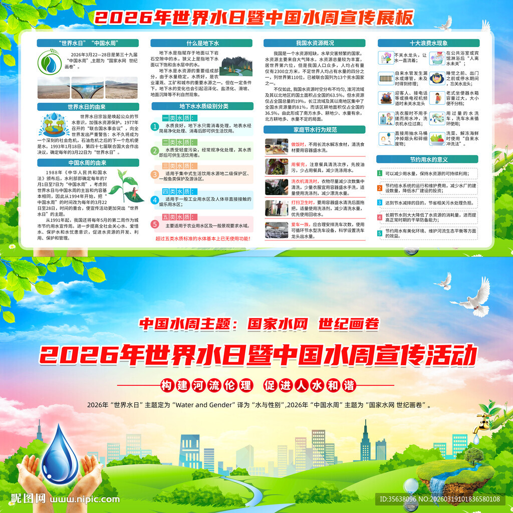2026年中国水周展板