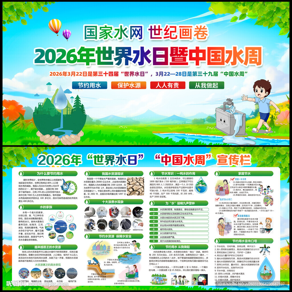 2026年中国水周展板