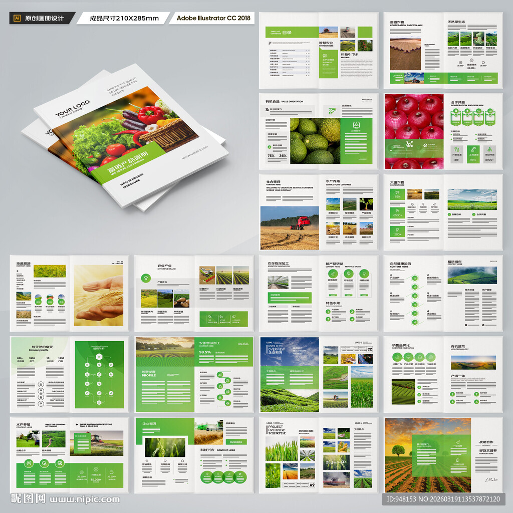 农业合作社画册