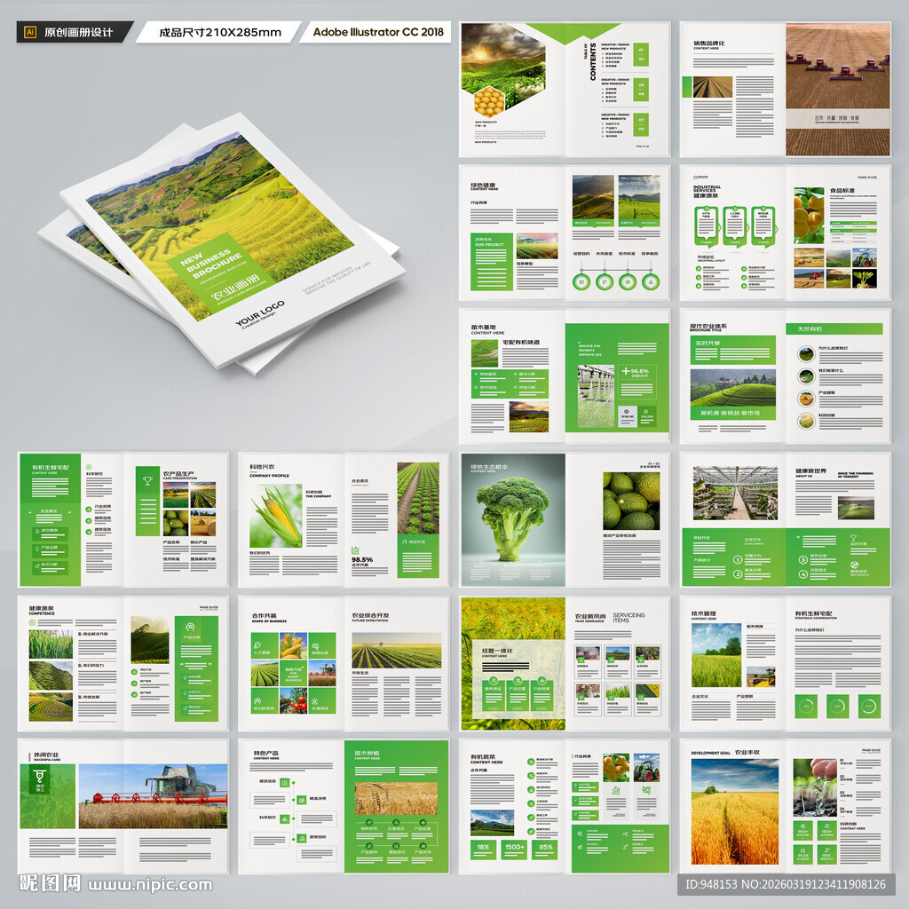 农业合作社画册