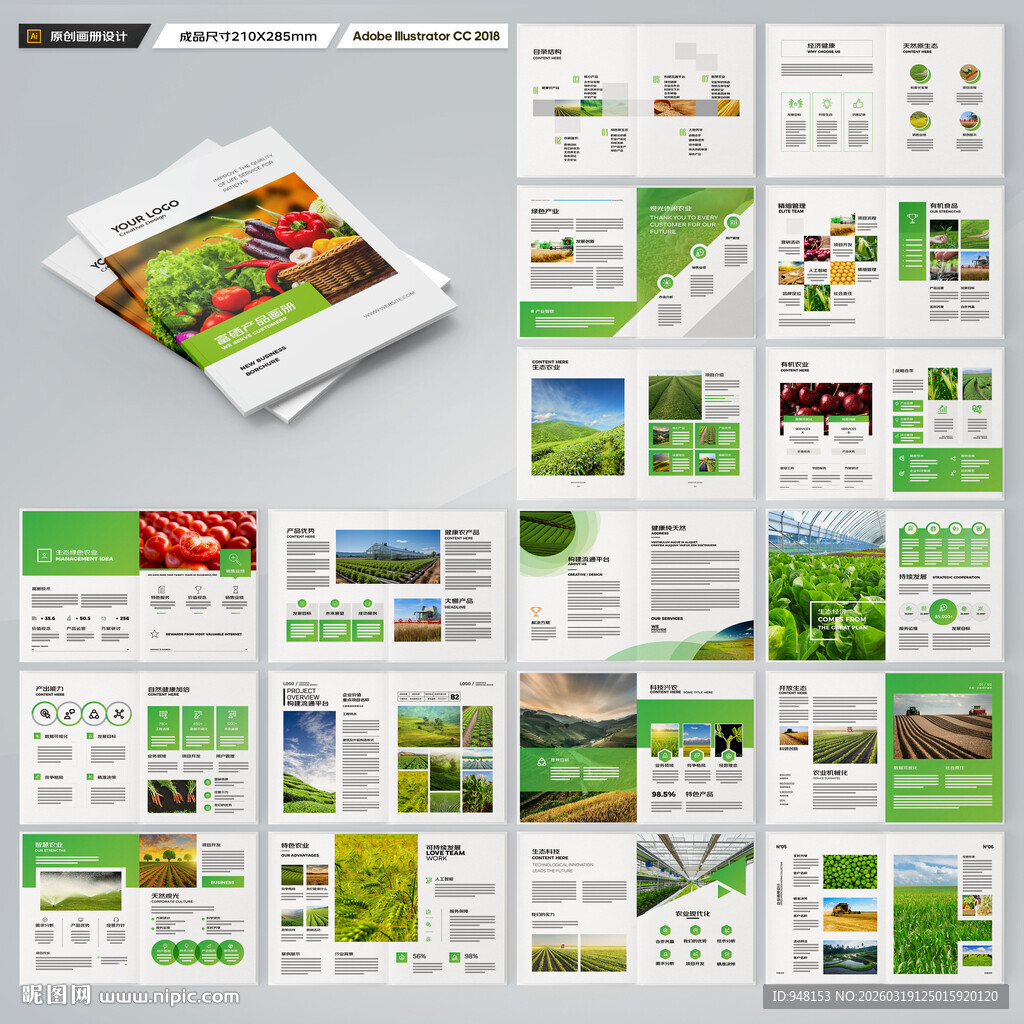 农产品画册