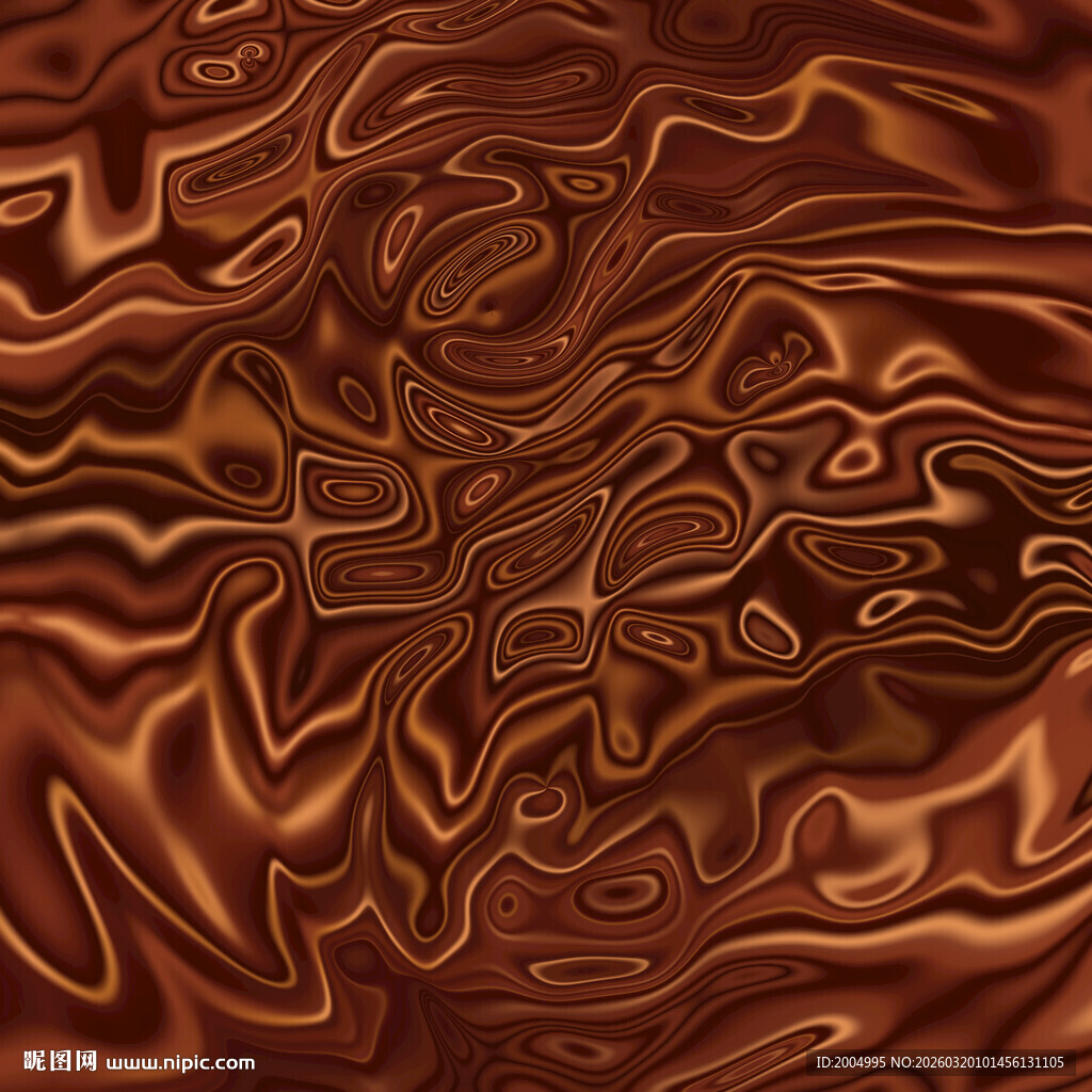 咖色流体肌理