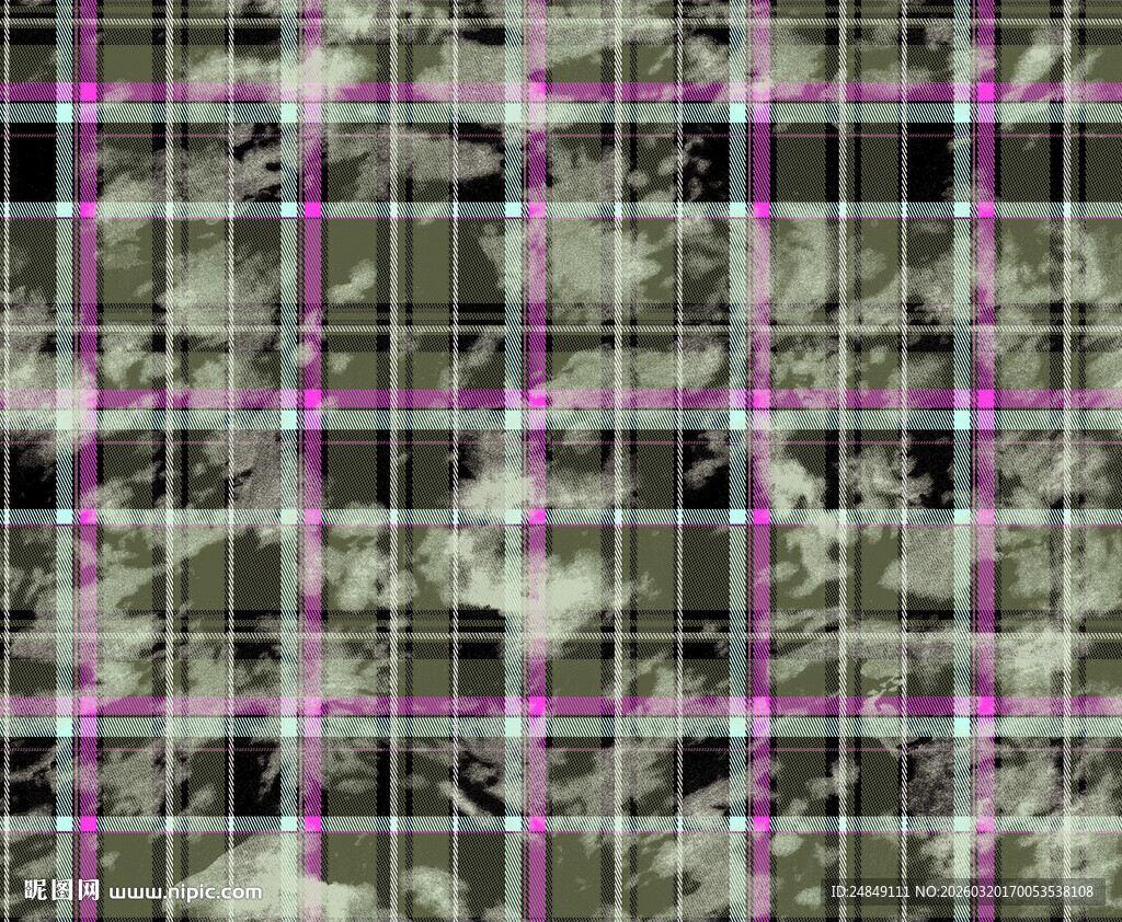 迷彩方格图案纹理背景