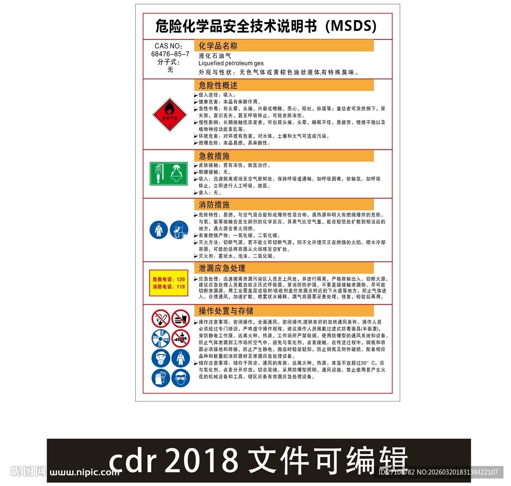 危险化学品安全技术说明书