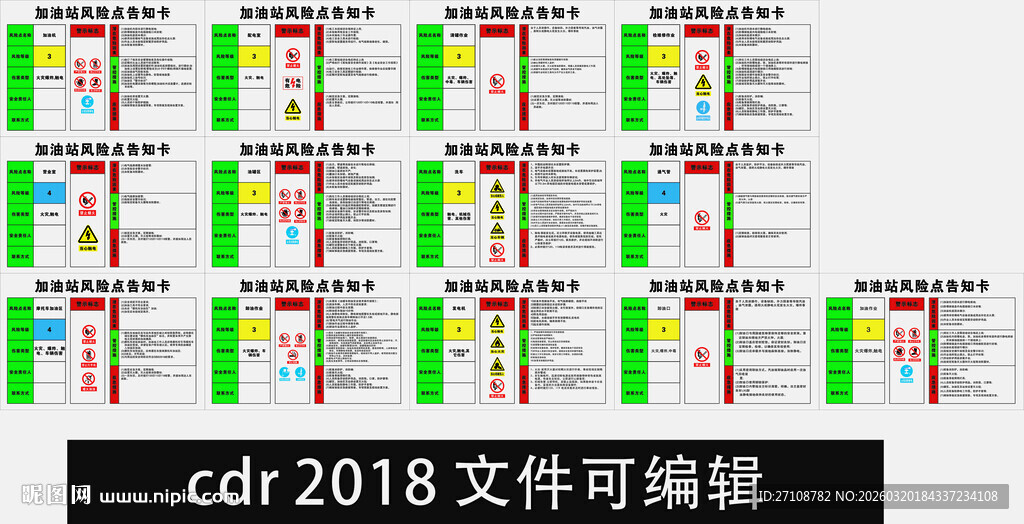 加油站风险点告知卡