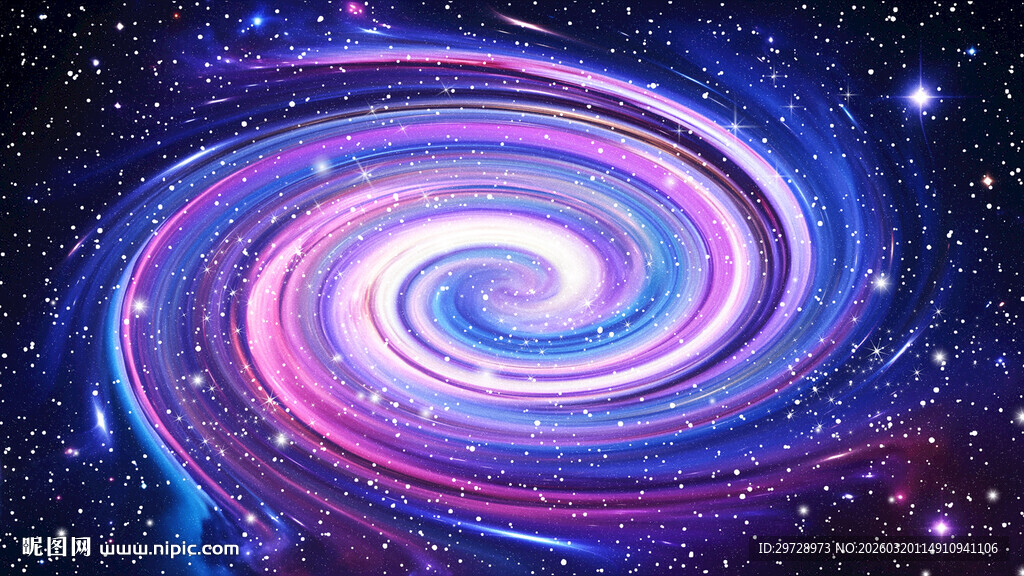 绚丽旋涡星空