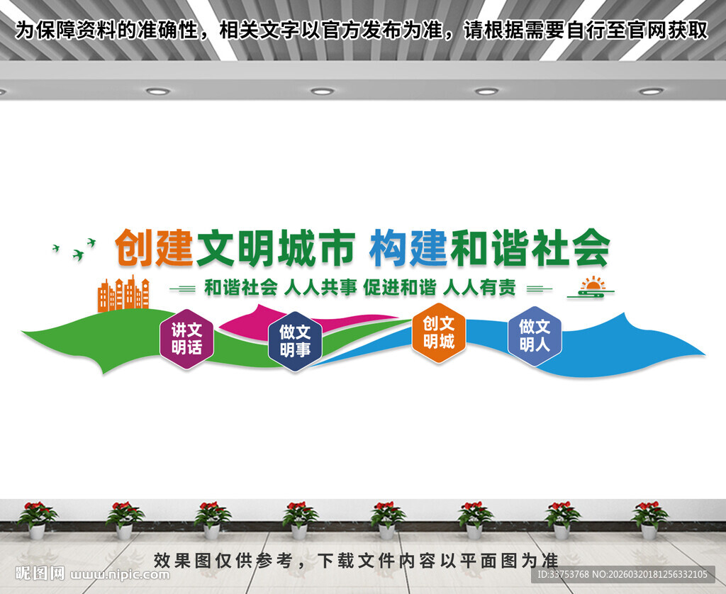 文明城市文化墙