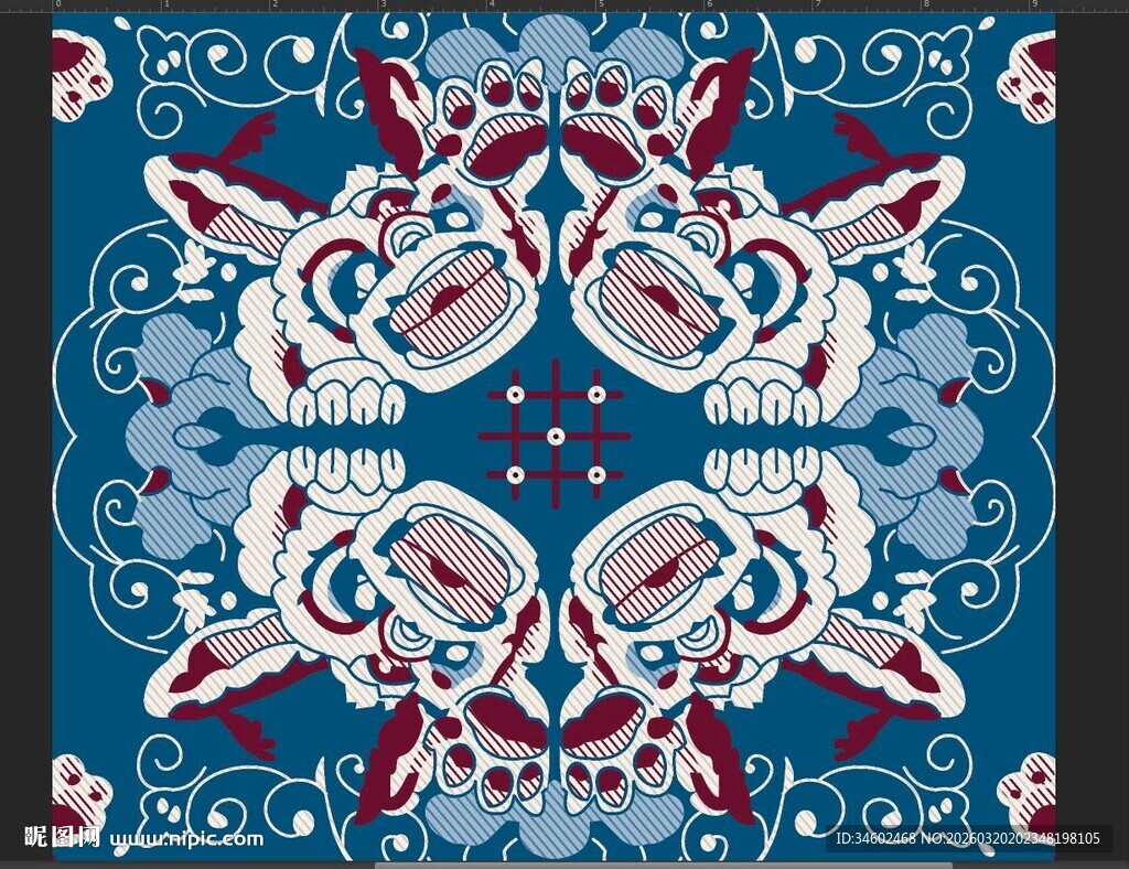 民族风几何图案装饰画