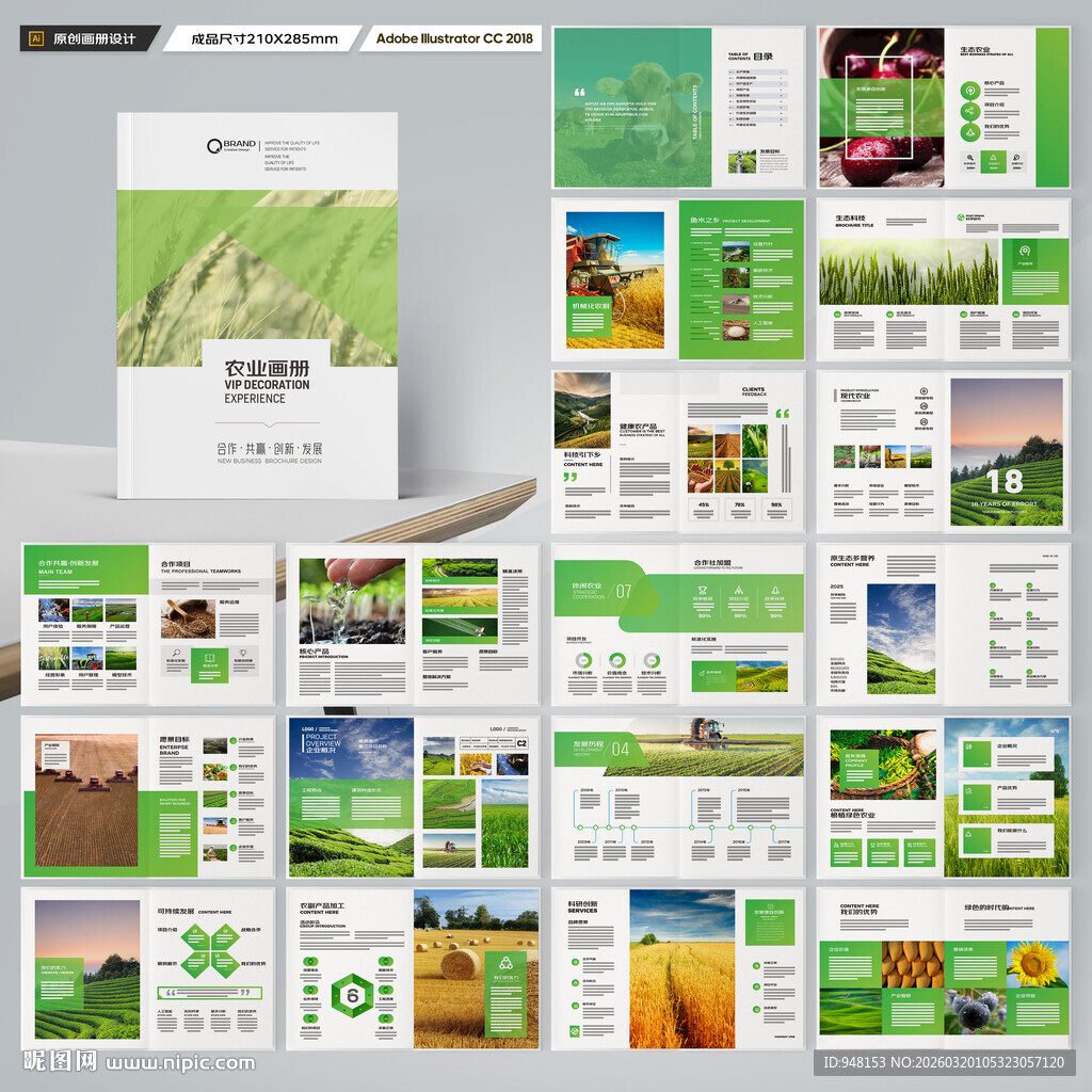 农产品宣传册