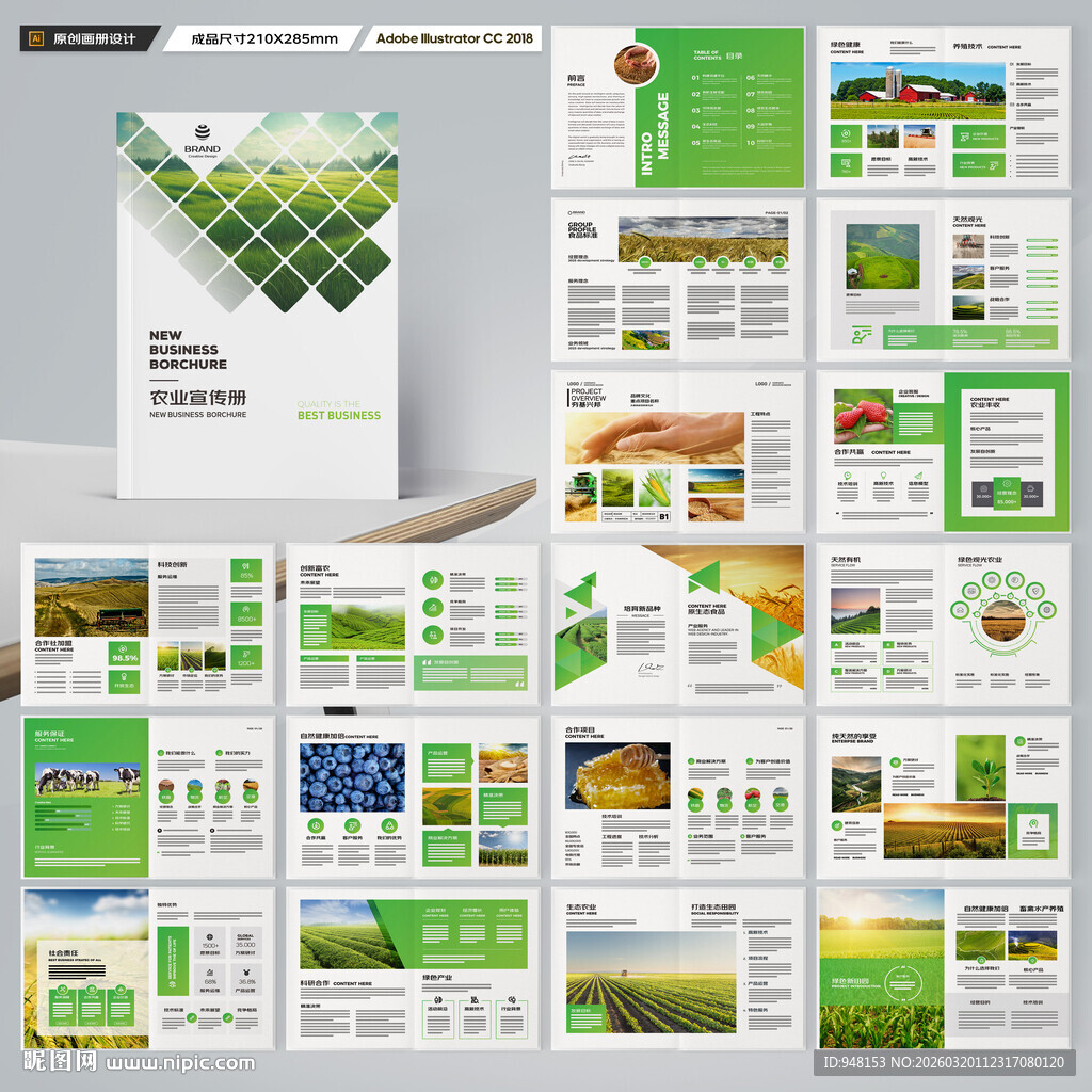 农业合作社画册