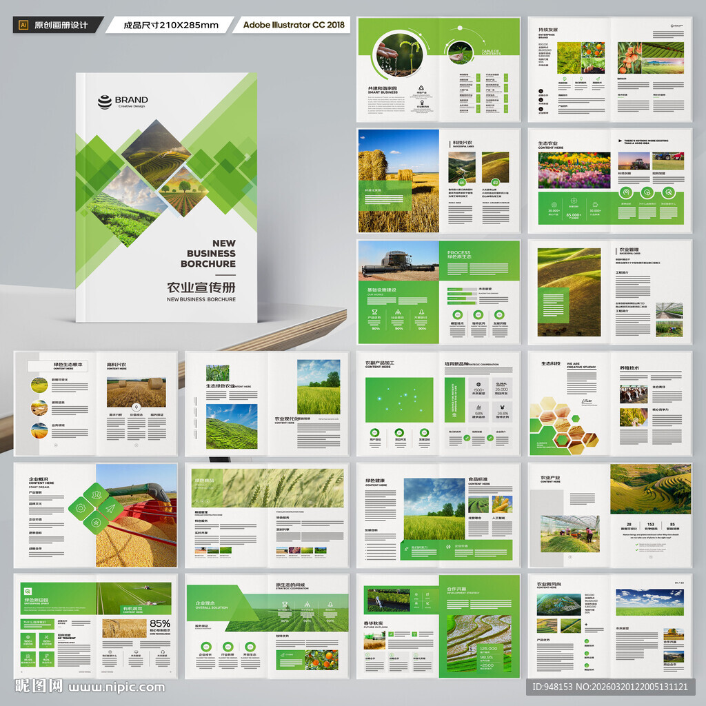 农业合作社画册