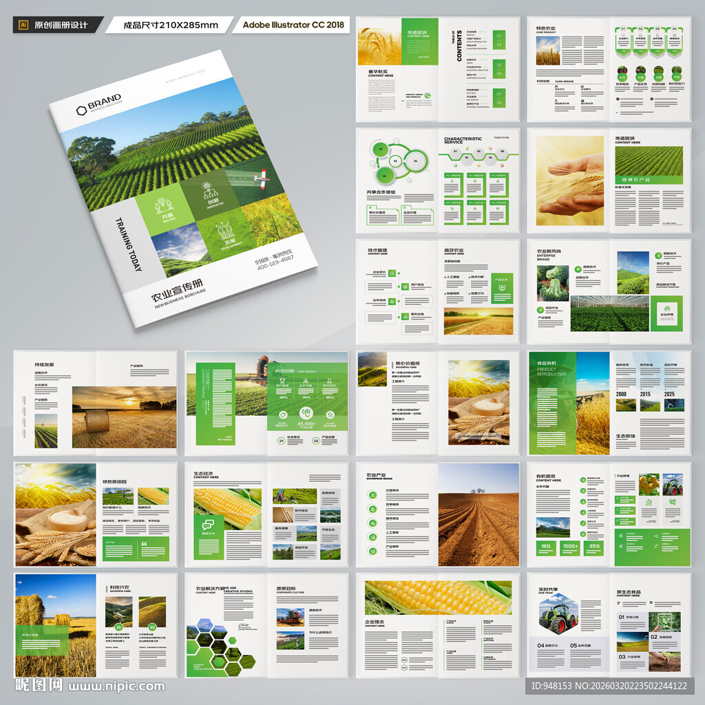 农产品画册