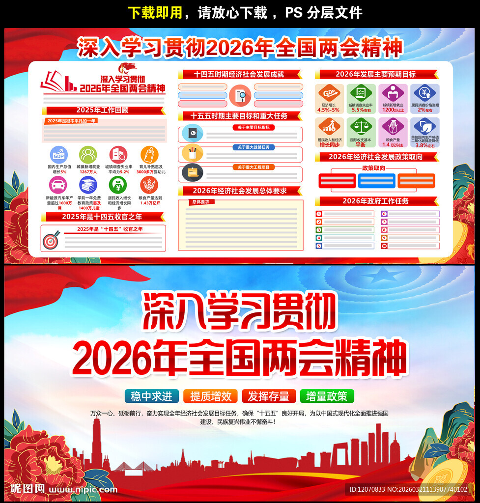 2026年两会宣传栏