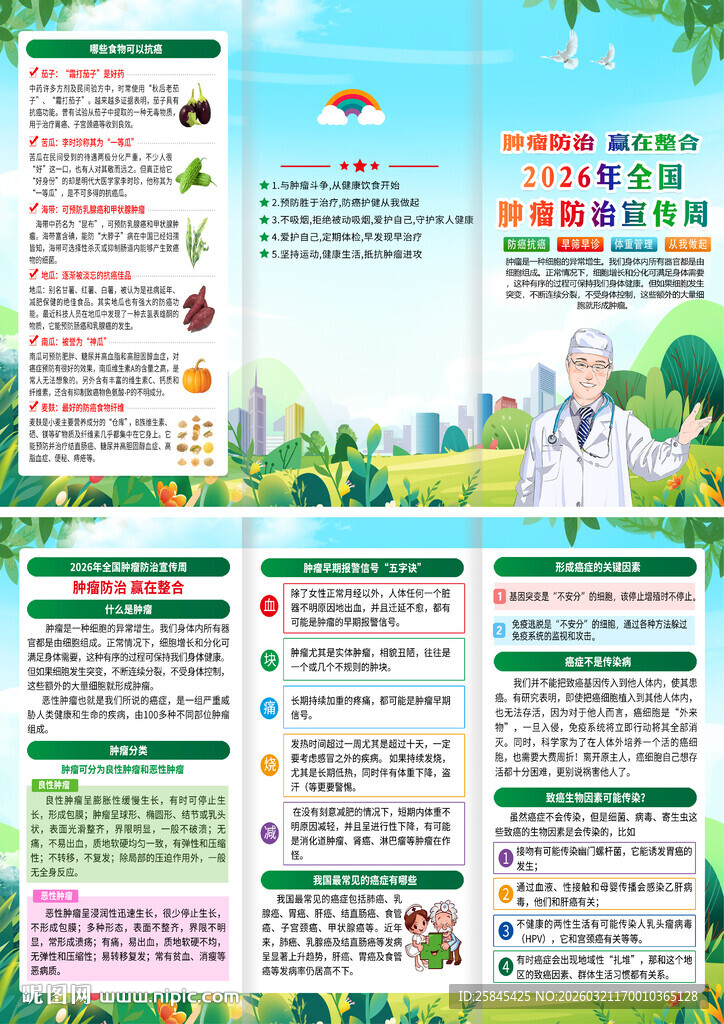 2026年全国肿瘤防治宣传周折