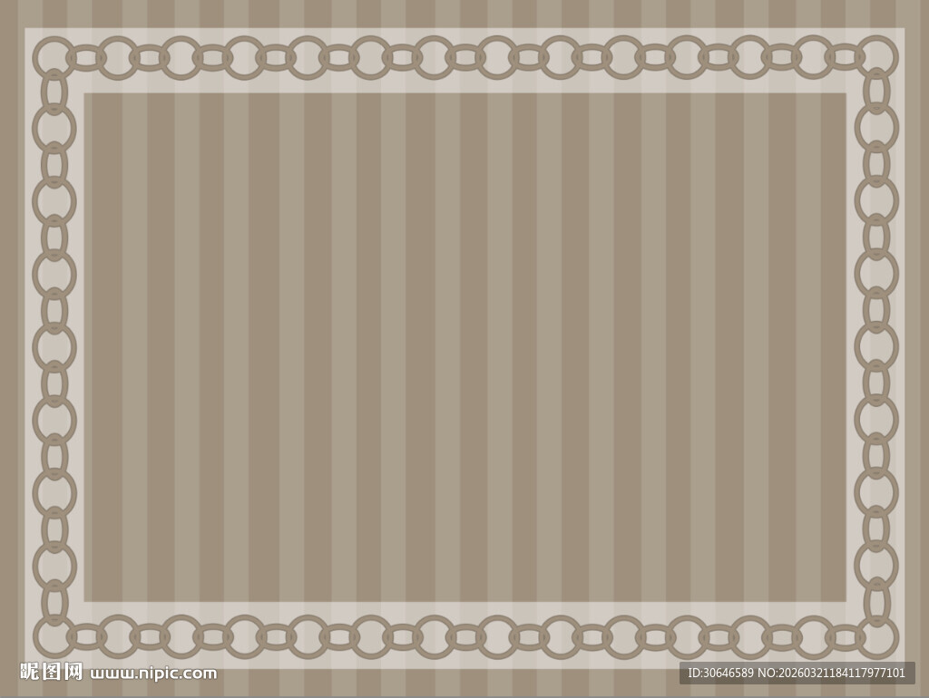 条纹边框简约装饰图案