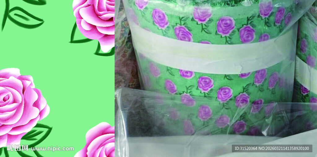 玫瑰花  手绘花  数码印花