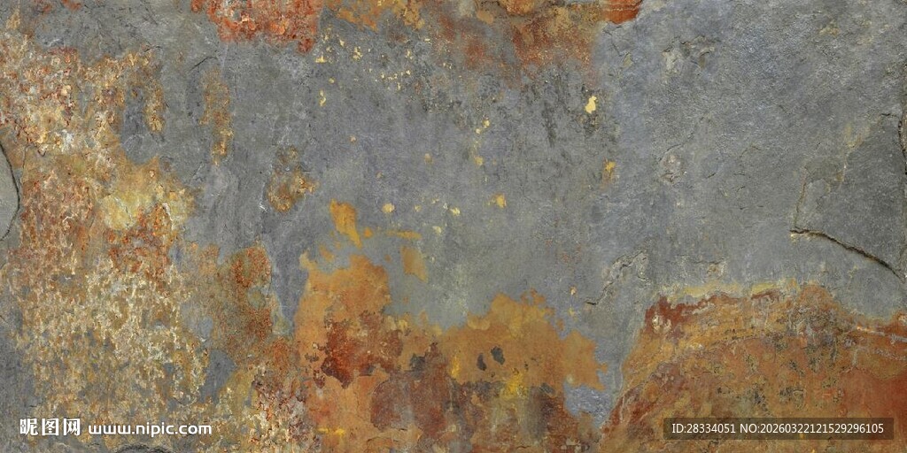 黄褐色金属锈迹背景图案