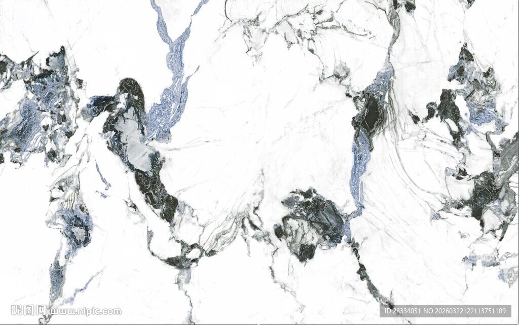  白色水墨大理石石纹