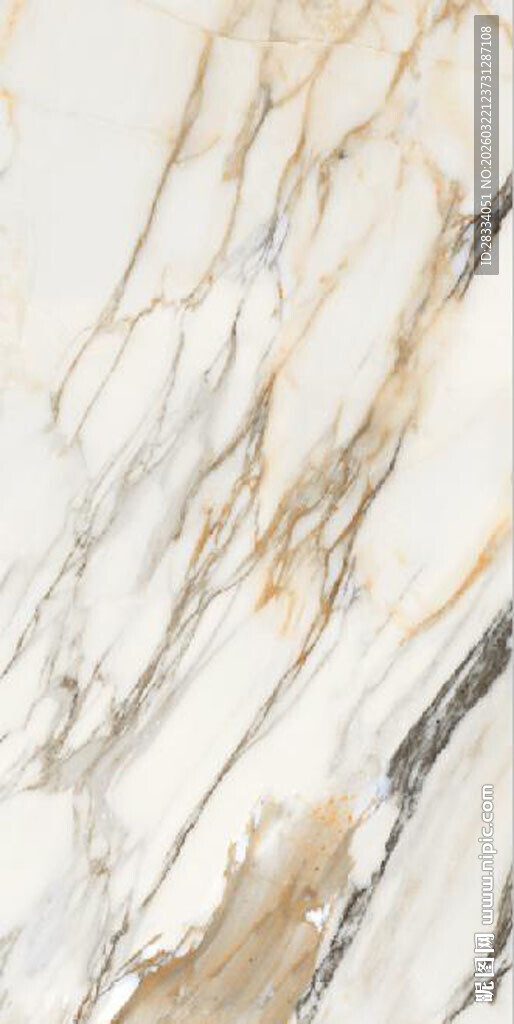 白色鱼肚金大理石石纹