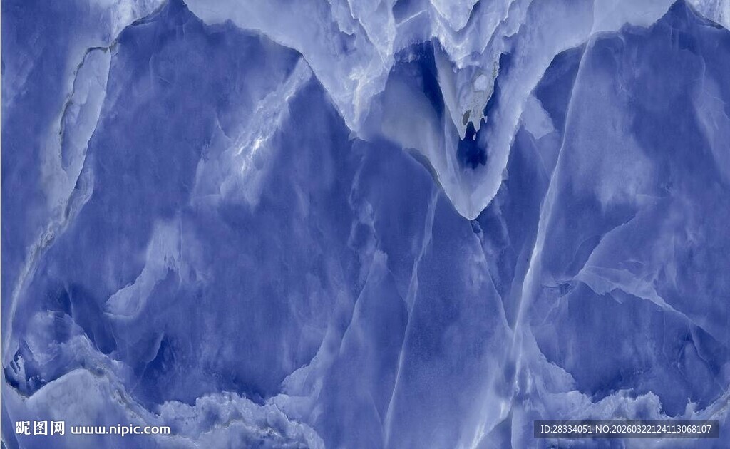 蓝色大理石石纹