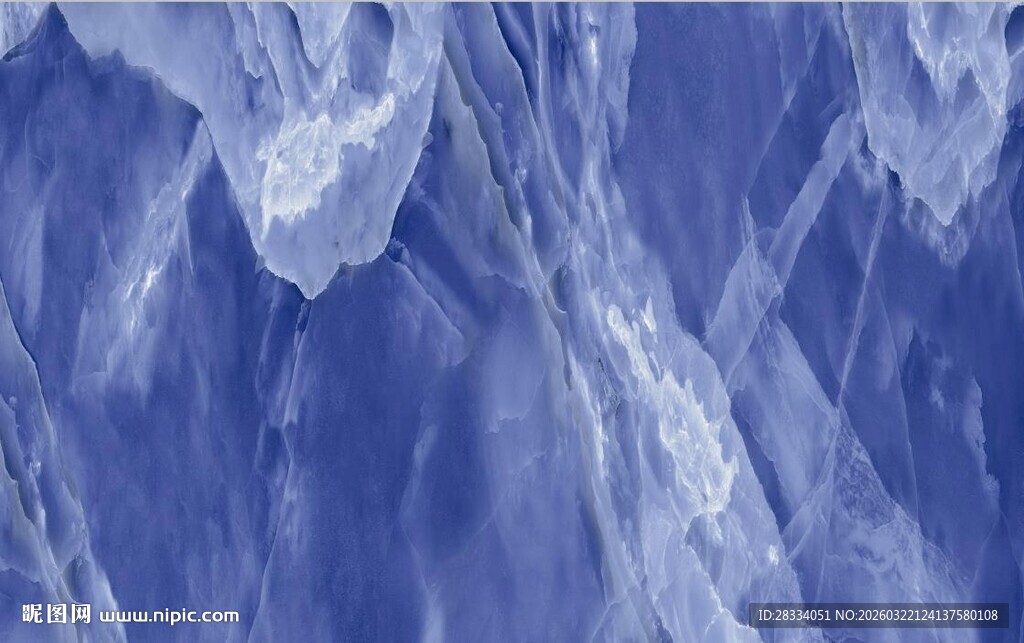 梦幻蓝色纹理大理石