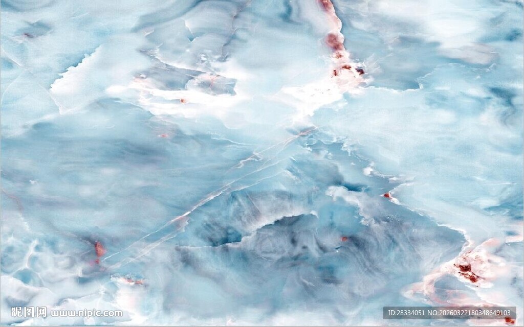 蓝色大理石石纹