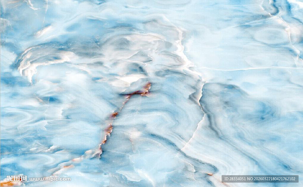 蓝色大理石纹理背景