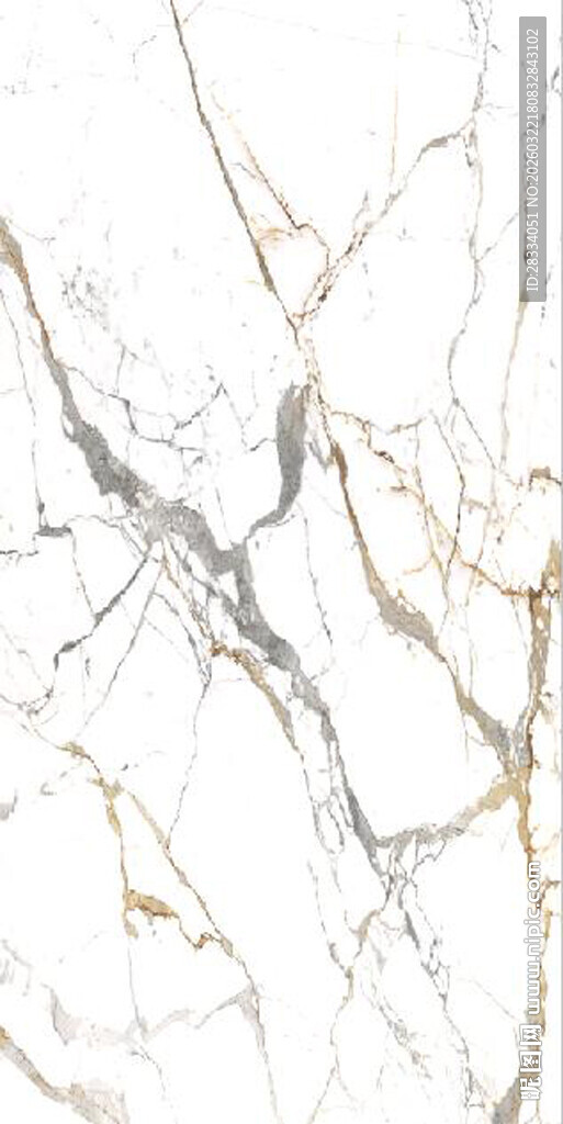 白色鱼肚金大理石石纹