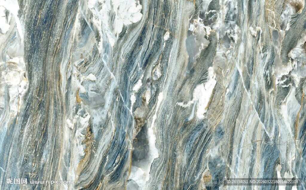 蓝白色大理石石纹