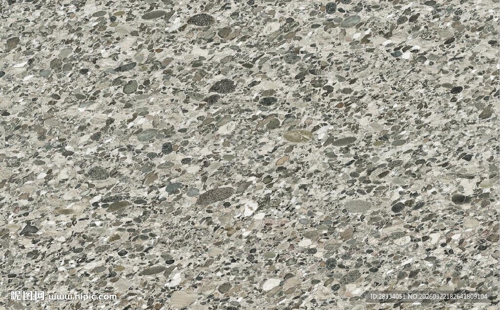 灰色碎石水墨石大理石