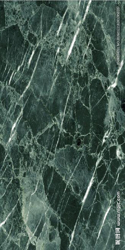 深绿纹理大理石石材质感