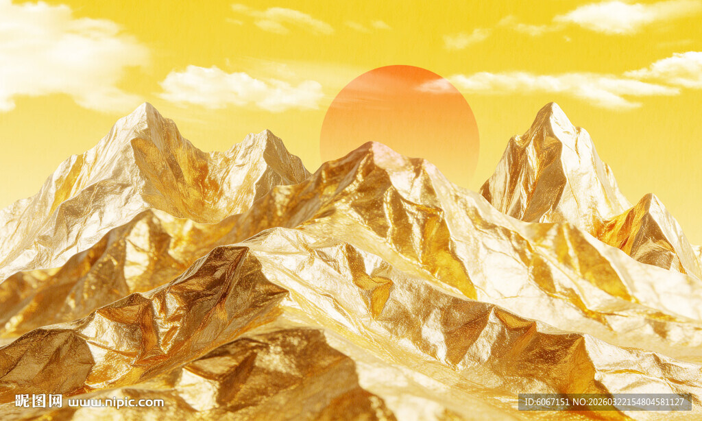 日照金山装饰画