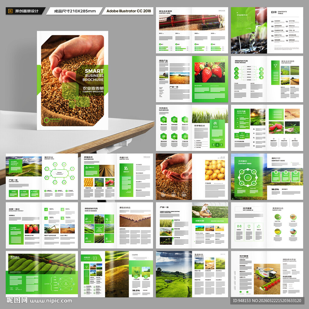农业合作社画册