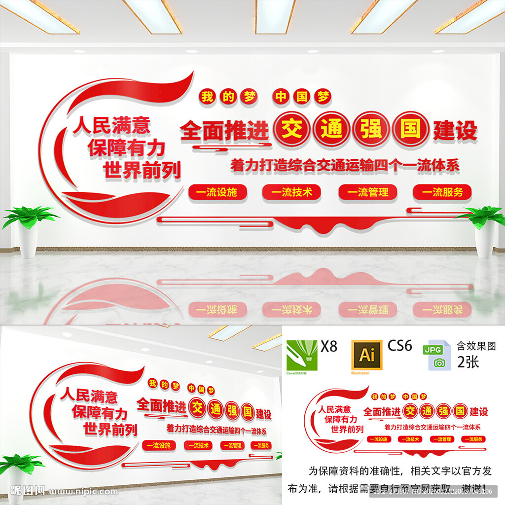 交通强国文化墙