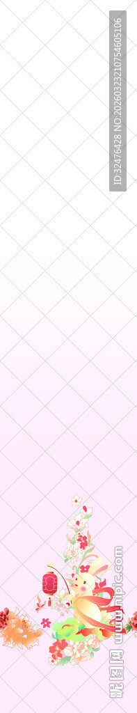 粉色花卉装饰图案汉服