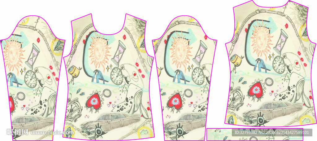儿童卡通图案背心