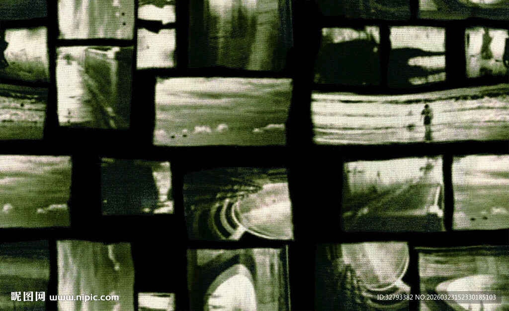 复古风木质纹理拼接图案