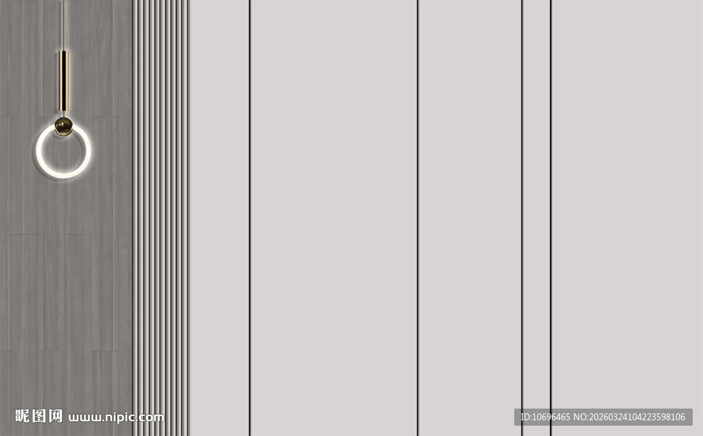 新中式梅花山水背景墙