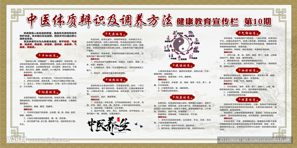 中医体质辨识及调养方法